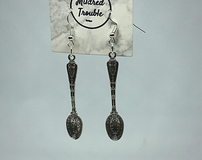 Antique-style spoon earrings - Image 3
