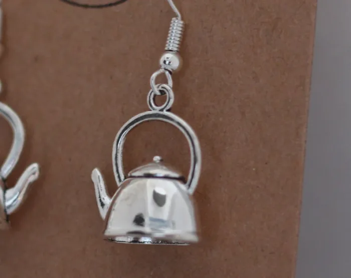 Tea kettle earrings - Image 3